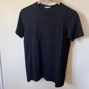 DIOR ALL BLACK BEE COTTON TSHIRT MENS XS/ WOMENS SMALL